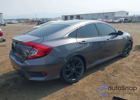 2021 Honda Civic Sport z USA, uszkodzony, nr VIN 19XFC2F82ME002176